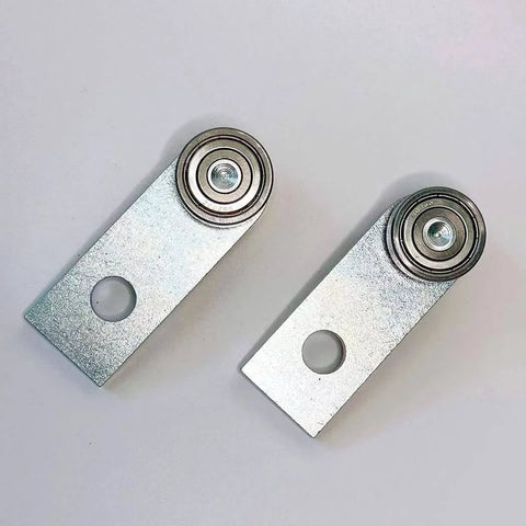 2 Sets 2 Wheel Trolley Assembly Rollers with Dual Bearings Welded Steel Construction for Strut Channels