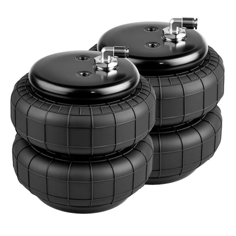 2500 Lb Universal Replacement Air Spring Bag With Half Inch NPT And Double Bellows For Heavy Duty Truck Suspension Single Port