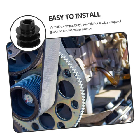 Groove Sheave V-belt Pulley for Automotive Applications Heavy Duty Cast Construction Simple Installation on engine