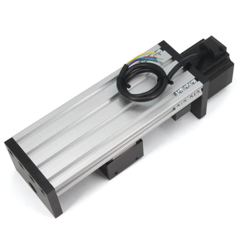 Dual Linear Rail Guide Ballscrew SFU1605 with Square Linear Rails with NEMA23 Stepper Motor, 100mm Effective Stroke Length, CNC Router Part