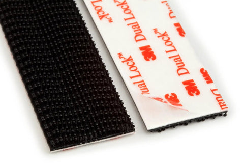 Extreme Interlocking Fasteners That Bond On Contact, 4 Strips 1 Inch By 3 Inches, Weather, Dirt And UV Resistant, close-up view