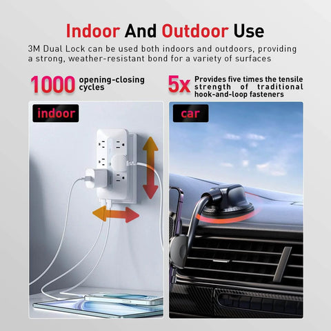 Beefy Heavy Duty Reclosable Fastener Strips 1/2 In By 7.5 Ft Industrial Strength Self Mating Interlocking Mushroom Heads installed indoors and in car