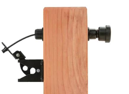Gate Latch Complete Outdoor gate Latch for Wooden Gates operates from/on Both Sides of Fence Patented Dual Sided Operation