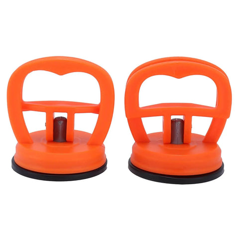 Two Pack Suction Cup Lifter Set For Glass Tiles And Mirrors, Heavy Duty Vacuum Lifter With Easy Clamp Handles, 2.6x2.2 Inch Gripping Cups