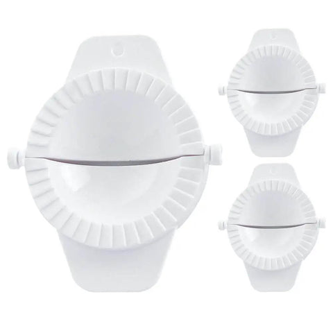Three-piece No Fuss Dumpling Maker Press Kit 3Pcs Small Nonstick Plastic Dumpling Mold For Pierogi Empanada Calzone Turnovers