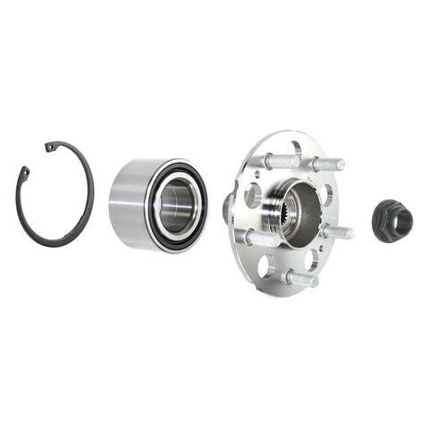 DuraGo 295-96097 Rear Wheel Hub Repair Kit with Bearing, Studs, Snap Ring and Axle Nut, Complete Non Integral Hub solution
