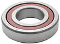 Front view of MRC 316RDM BKE Dynamometer Bearing, Single Row Open Cage Phenolic, 80 Millimeter ID X 170 Millimeter OD X 39 Millimeter Wide