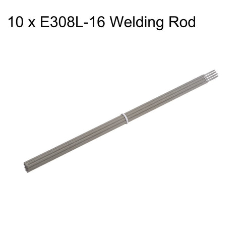 E308L-16 Stainless Steel Welding Rods One Sixteenth Inch By Ten Inch Point Fifteen Pound Pack Of Ten Electrodes for stainless and galvanized steel