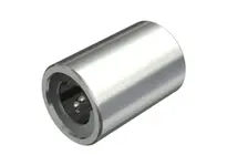 Image of Single Miniature Linear Bushing, High Carbon Steel 4 mm ID x 8 mm OD, Standard Type LMS4, No Seal, High Accuracy Grade