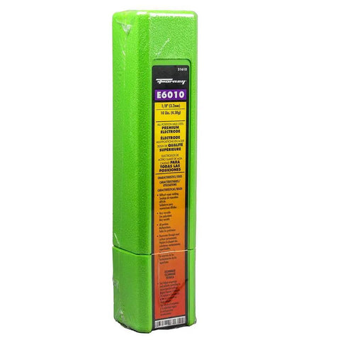 All Position E6010 Welding Rod For Deep Penetration On Dirty Rusty Painted Metal, 1/8 Inch, 10 Pound Pack