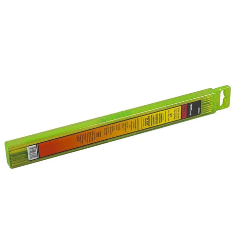 E6013 Welding Rod 3/32 Inch 1 Pound All Position Arc Weld Rod package in green box, Forney 30301