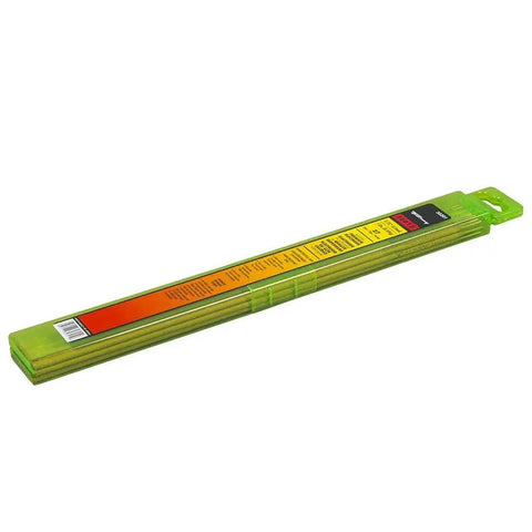 E6013 Welding Rod 3/32 Inch 1 Pound All Position Arc Weld Rod package in green plastic case