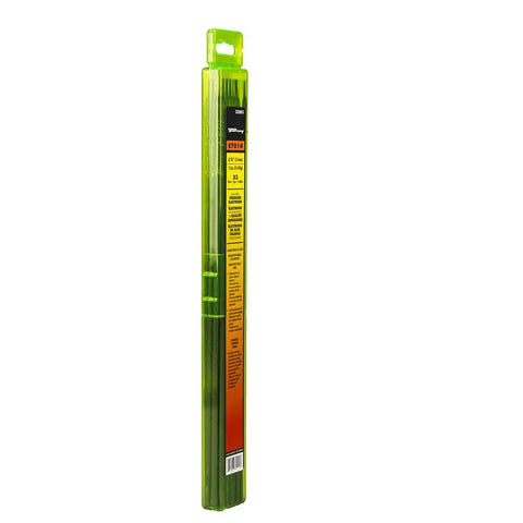 Packaging of All Position E7014 Welding Rod 3/32 Inch 1 Pound with digging arc for deep penetration into rusty and galvanized steel