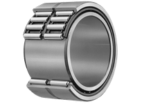 NA498 Machined Needle Roller Bearing with Inner Ring and Oil Hole, High Carbon Steel, 8 mm ID x 19 mm OD x 11 mm Width