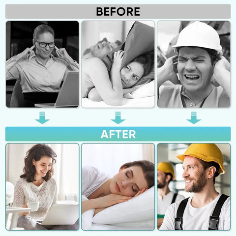 Transformation with 200 Pairs Foam Ear Plugs With 32dB Noise Reduction For Sleeping, Travel, Study, Concentration And Hearing Protection