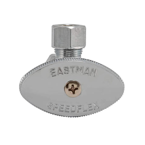 Eastman chrome SpeedFlex compression angle stop valve knob
