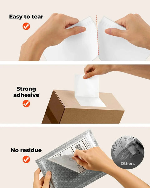 Easy tear, strong adhesive, no residue 4X6 Direct Thermal Shipping Labels For Rollo Jadens Nelko And DYMO 4XL 220 Per Roll