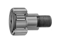 CFE8UU Eccentric Collar Metric Cam Follower Caged High Carbon Steel Cylindrical Outer Ring Screwdriver Slot M8x1.25 Thread 8mm Stud
