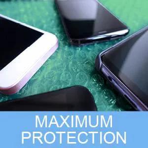 Smartphones on 175 Feet Recycled Small Plus Bubble Wrap Roll 3/16 Bubbles Eco Friendly Packing Shipping By American Bubble Boy