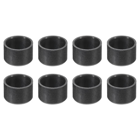 Eight Pack POM Sleeve Bearings With ID 10mm OD 12mm And Length 8mm Oilless Wrapped Bushings Black Self Lubricating Plastic Bearings