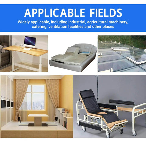Heavy Duty Electric Linear Actuator used in adjustable furniture and industrial equipment setups.