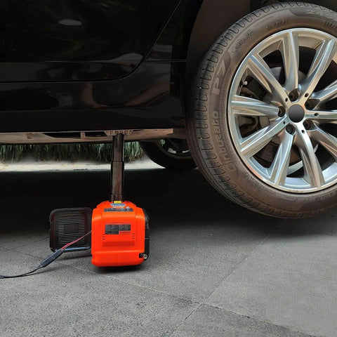 Fast 5-Ton Electric Car Jack Kit With 12V Hydraulic Lift And Impact Wrench For SUV MPV Sedan And Truck lifting car