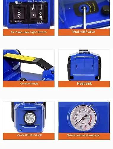 Components and features of Portable Electric Car Jack And Tire Change Kit For SUVs Lifts Vehicles Up To 11,000 Lbs