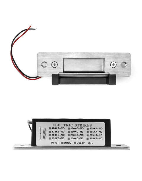 Heavy Duty 12V DC Electric Door Strike Lock With Fail Safe And Fail Secure Modes, Power Door Crash Lock, stainless steel, copper coil