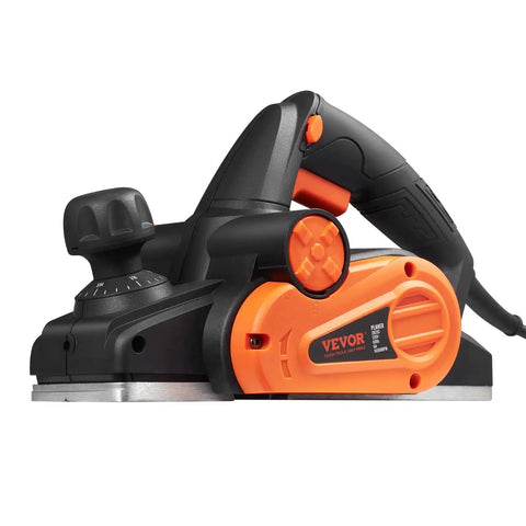 Powerful 710W handheld planer delivers 16500 RPM for fast, precise wood smoothing with 3-1/4 inch cut width and adjustable depth