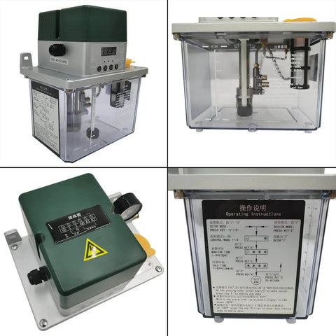 Electric Automatic Lubrication Pump 220V 3L Gear Pump For Machine Tools Printing And Textiles Self Priming High Volume