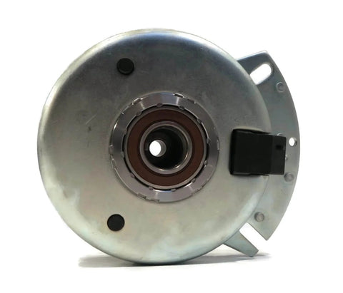 Front view of Electric PTO Clutch for 2006 Country Clipper Jazee SR100, SR105, SR200, SR300 with high-temp bearing and billet pulley