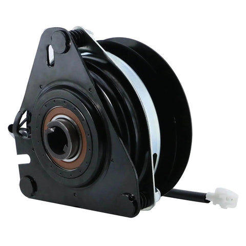 Electric PTO Clutch Replacement New for Ariens Gravely 4387900, Husqvarna EZ 4220 4624; black, metal clutch side view