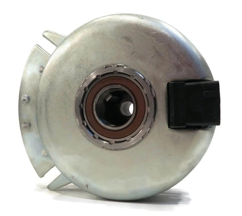 Front view of Electric Clutch OEM Replacement for Warner 5217-30/521730 PTO Blade Engagement showing metal housing and pulley.