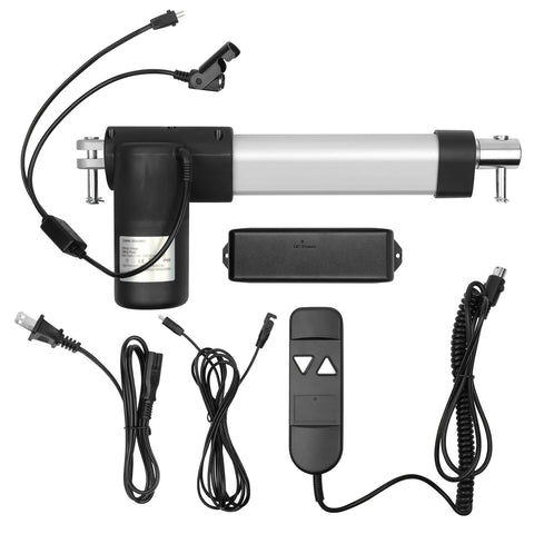 Feikeer electric recliner actuator replacement kit with DC24V lift chair motor, remote, power supply, and cables