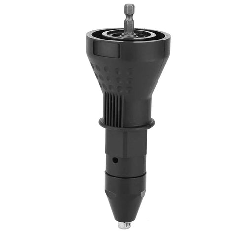 Front view of Electric Rivet Nut Adapter For Fast No Fuss Riveting With Your Drill in durable metal and plastic construction.