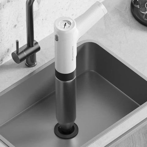 Electric Toilet Plunger That Clears Clogs Fast With 6 Bar Pressure And Built In Air Pump No Pumping No Waiting Tackle Toilets Sinks