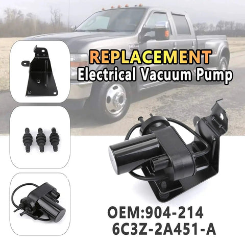 Electric Vacuum Pump Replacement For Ford Diesel HVAC And 4WD Fits Excursion F250 F350 F450 And Dodge Ram 2500 3500