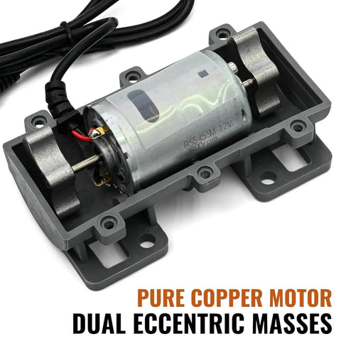 3800RPM Electric Motor, Vibration Motor, DC 12V Vibrating Motor 10W Carbon Brush Motor in nylon housing with mounting bracket