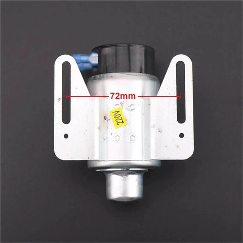 Front view of 1 Piece Elevator Speed Limiter Travel Switch With AC Electromagnet XS1-25 showing 72mm width on metal casing.