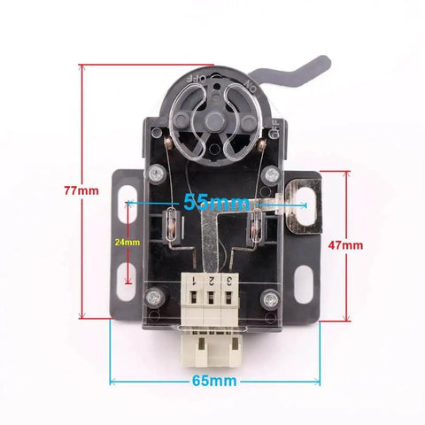 Front view of Elevator Speed Limiter Reset Switch And Safety Travel Switch Compatible With TAA177AH1 AH2 DEA4002596A DEA4002596B One Piece Durable Electrical Switch For Elevator Control System