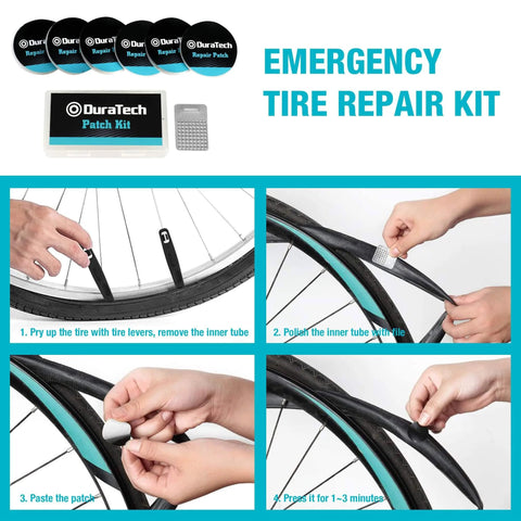 Go To 40 Piece Bike Repair Kit With Storage Case For Mountain And Road Bikes Includes Chain Tool Tire Levers Brake Pedal Tools And More