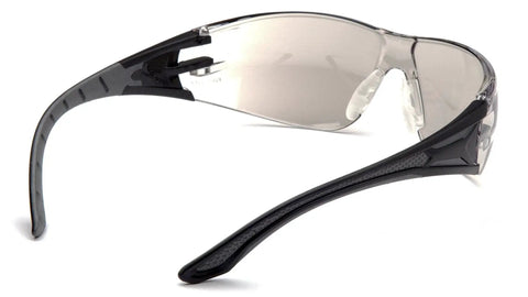 Endeavor Plus Safety Glasses With Wraparound Lens And Brow Guard, side view showing lightweight frame and full lens coverage