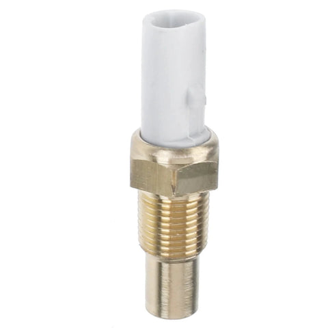 Engine coolant temperature sensor with brass threaded body and white plastic top