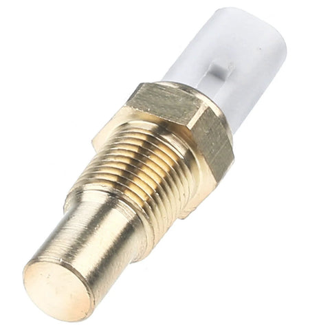 A-Premium engine coolant temperature sensor with brass threaded body and white plastic connector