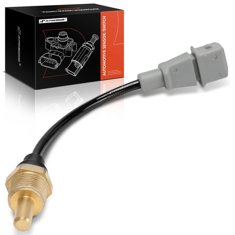 A-Premium engine coolant temperature sensor, 2-pin, brass sensor with gray connector and box