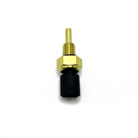 Mteycei engine coolant temperature sensor, brass threaded body with black electrical connector