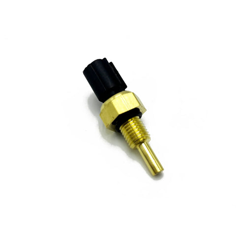 Mteycei engine coolant temperature sensor with brass threaded stem and black plastic connector