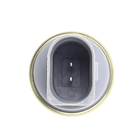 A-Premium engine coolant temperature sensor, gray housing with yellow seal, two-pin connector
