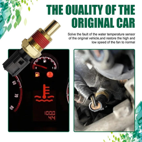 Middrivr engine coolant temperature sensor for Jeep Grand Cherokee, OEM 56027873 replacement, brass threaded body