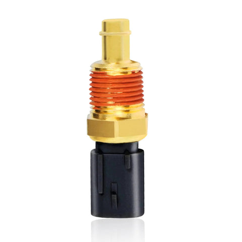 HAOBO engine coolant temperature sensor with brass body, orange threaded section, and black plastic connector